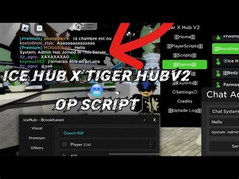 Roblox Tiger Hubv X Ice Hub Hd Admin Rank Giver Script Pastebin