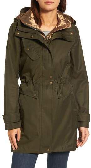 Vince Camuto Parka With Detachable Bib Insert Womens Parka Parka