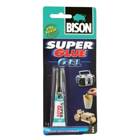 BISON Super Glue Gel Marine And Industrial