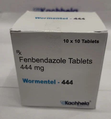 Fenbendazole Tablet Mg Wormentel At Rs Stripe In Nagpur Id