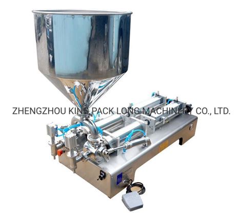 Semi Automatic Liquid Piston Filling Machine Servo Piston Liquid Bottle