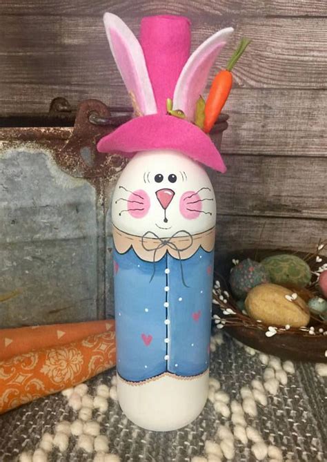 Celebrate Easter Or The Spring Season With This Adorable Hand Painted