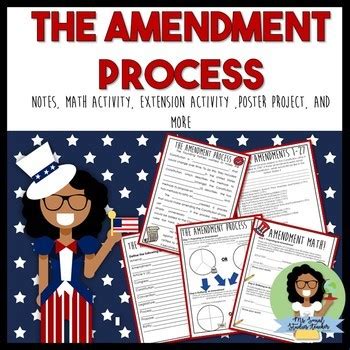 The Constitutional Amendment Process Notes Lesson And Math Activity