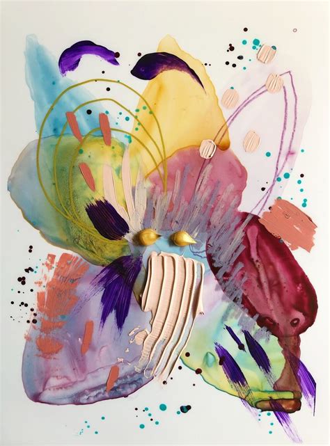 Yupo Katie Kaapcke Contemporary Watercolor Art Colorful Abstract