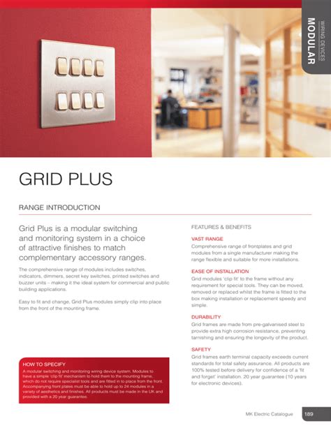 GRID PLUS MK Electric