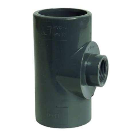 PVC Fitting T Stück 90ø mit Innengewinde Udo Dömer Shop