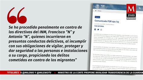 FGR procede penalmente contra Francisco Garduño por incendio en INM