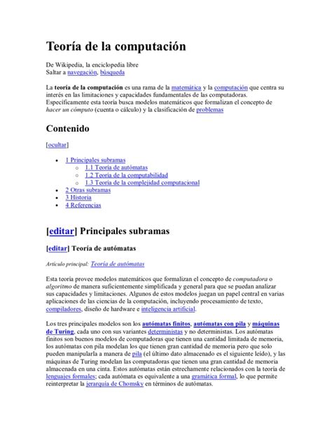 Pdf Teor A De La Computaci N Dokumen Tips