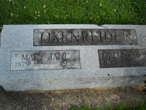 Orlo Judson Oxenreider 1875 1958 Find A Grave Memorial