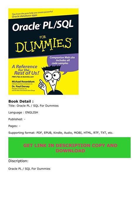 Oracle Pl Sql For Dummies