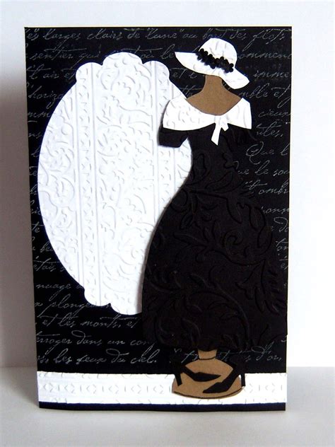 Shoregirls Creations All Dressed Up Provo Craft Dress Card Fancy