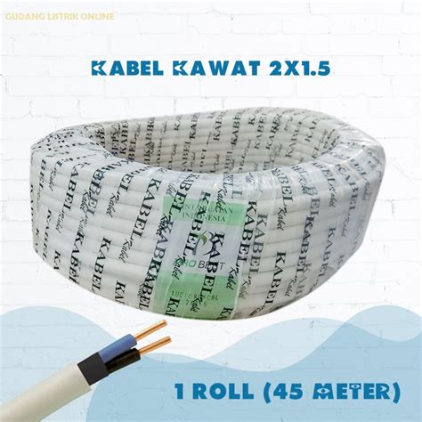 Jual Kabel Listrik Kawat NYM Polos 2 X 1 5 KABEL LISTRIK KAWAT NYM