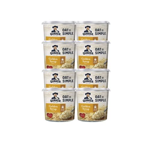 Oat So Simple Golden Syrup Pot 57g 8 Pack 121256