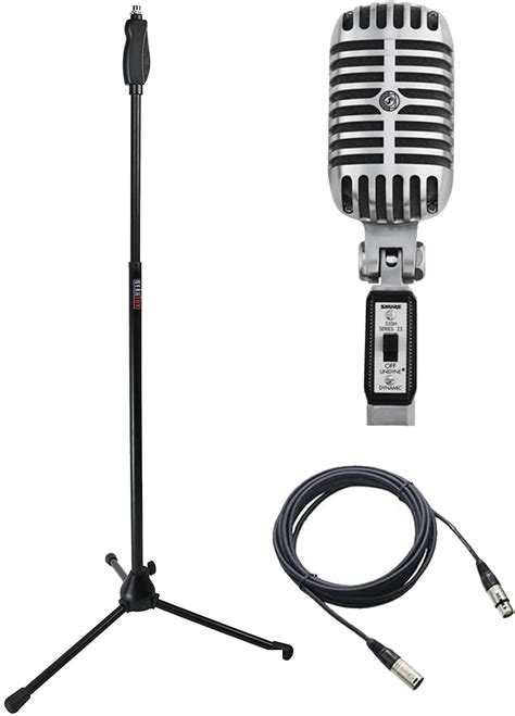 Shure 55sh Series Ii Iconic Unidyne Vocal Microphone Bundle With Mic