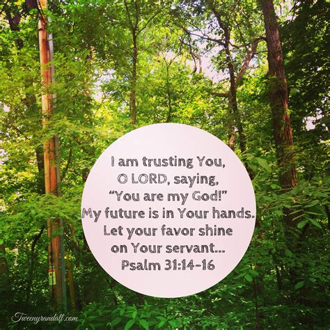 I Am Trusting You O Lord Saying You Are My God My Future Is In