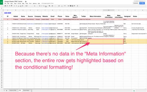 Customer Relationship Management Excel Template — Db