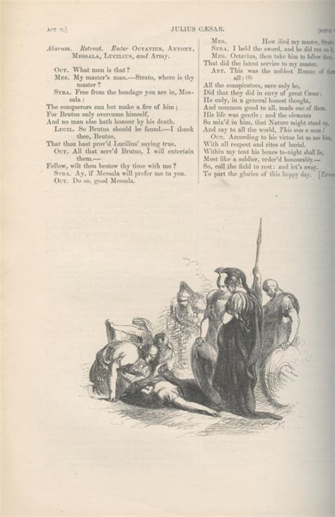 The Death of Brutus | Victorian Illustrated Shakespeare Archive