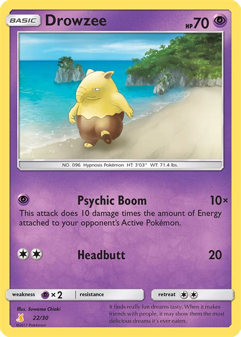 Drowzee Sun Moon Trainer Kitalolan Raichu Tk A Pkmncards