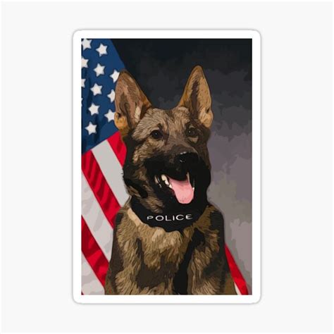 Police K9 Sticker For Sale By Frwrdresponse Redbubble