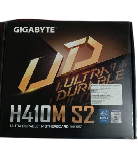 Gigabyte H M S V Intel Ultra Durable Motherboard At Rs