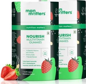 Man Matters Multivitamin Gummies For Men Enhances Immunity Energy