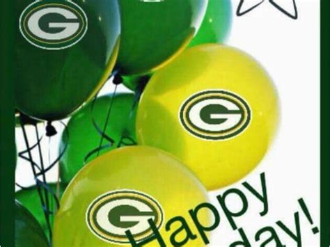 Green Bay Birthday Cards Happy Birthday Green Bay Packers Pinterest