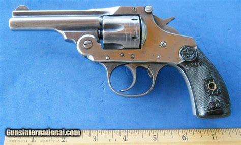 Vintage Iver Johnson Revolver 38 Sandw Large Frame D A Top Break