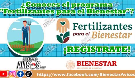 ≫ ¿conoces El Programa Fertilizantes Para El Bienestar 🔴【 Diciembre 2024 】avisos Bienestar