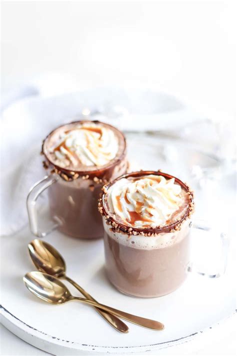 Salted Caramel Hot Chocolate Selber Machen Provinzkindchen