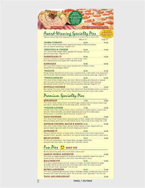 Menu At Pizza Bella Forty Fort Pizzeria Kingston 980 Wyoming Ave