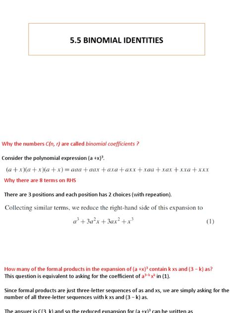 Binomial Identities And Combinatorial Proofs Pdf Combinatorics