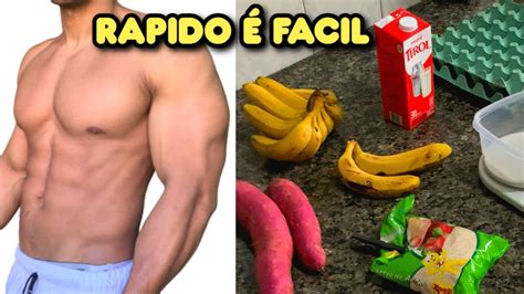 Vitamina De Banana Aveia Para Ganhar Massa Muscular Rapido E Facil