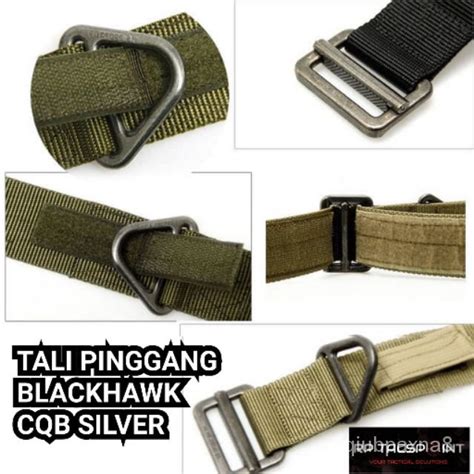 Tali Pinggang Blackhawk No Tag Cqbrigger Belt Silver Sesuai Untuk