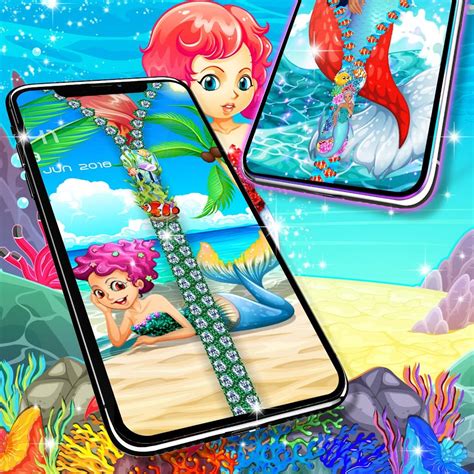 Android 용 Mermaid Lock Screen Apk 다운로드