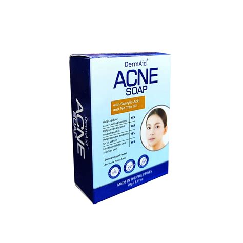 Dermaid Acne Soap Facial Cleansing Bar 90g Watsons Philippines