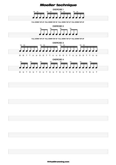 Free Online Drummer | VirtualDrumming Moeller Technique lesson