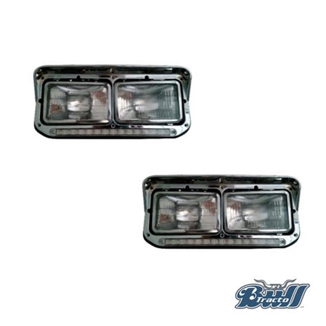 Kenworth T800 Headlights Shark Chrome Shop