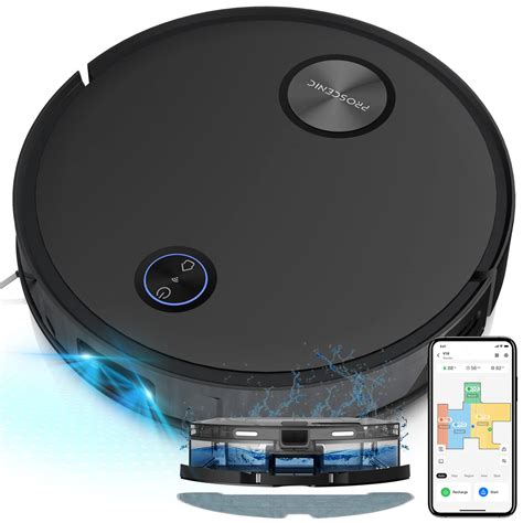 Proscenic V Wi Fi Touch Screen Spot Laser Robot Vacuum Cleaner With