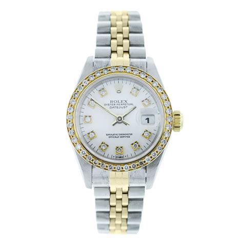 Rolex Datejust 69173 Diamond Dial & Bezel Ladies Watch