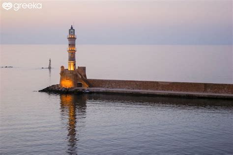 Venetian Lighthouse in Chania, Greece | Greeka