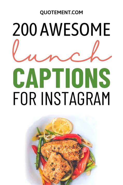 Perfect Lunch Captions For Instagram To Inspire You In Food