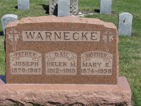 Joseph Warnecke 1870 1937 Homenaje De Find A Grave