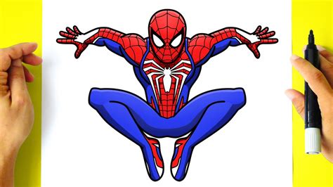 Como DESENHAR O HOMEM ARANHA Como DIBUJAR A SPIDERMAN Advanced Suit