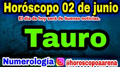 Horoscopo De Hoy Tauro Hor Scopo Diario Tauro De Junio De