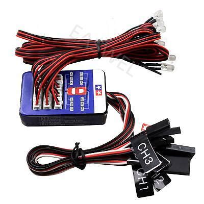 12 LED Lighting System Kit Simulation Flashing Light For 1 10RC Car