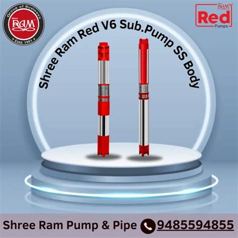 Shree Ram Red V6 Sub Pump S S 5 HP At Rs 31500 Piece In Rajkot