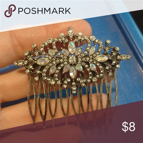 Jeweled Hair Comb This Is A Beautiful Antique Looking Jeweled Hair Comb