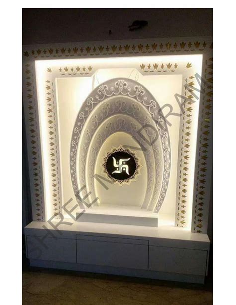 White Polished Solid Surface D Corian Temple For Home At Rs Sq