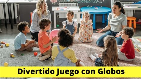 Juegos Con GlobosJuegos Grupales Con Globos Juegos Divertidos YouTube