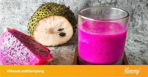 Resep Smoothies Buah Naga Dan Sirsak Smoothiessobatyummy Sederhana